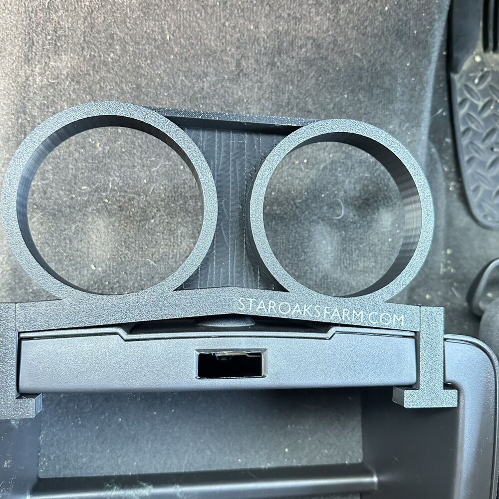 Dual Water Bottle Holder for 2014-2018 Chevrolet Silverado and GMC Sierra - Picture 3 of 16